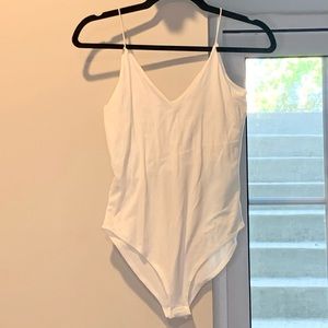 White tank top bodysuit